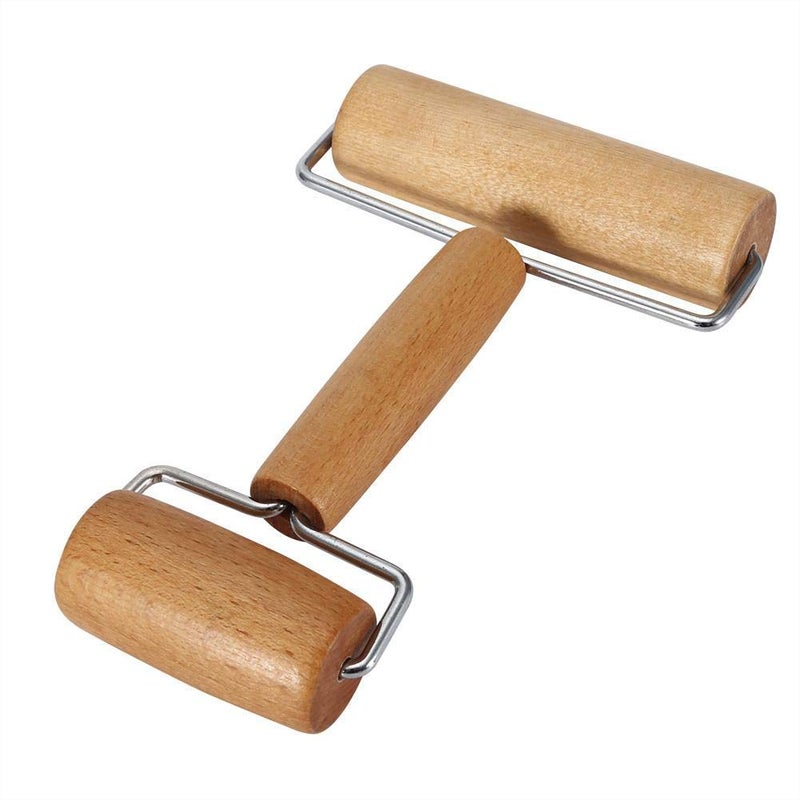 TOPINCN Dough Baker Roller Set Wooden Rolling Pin Baking Kitchen Utensils for Pastry, Pizza,Cookie and More(Type 1) - Image 5